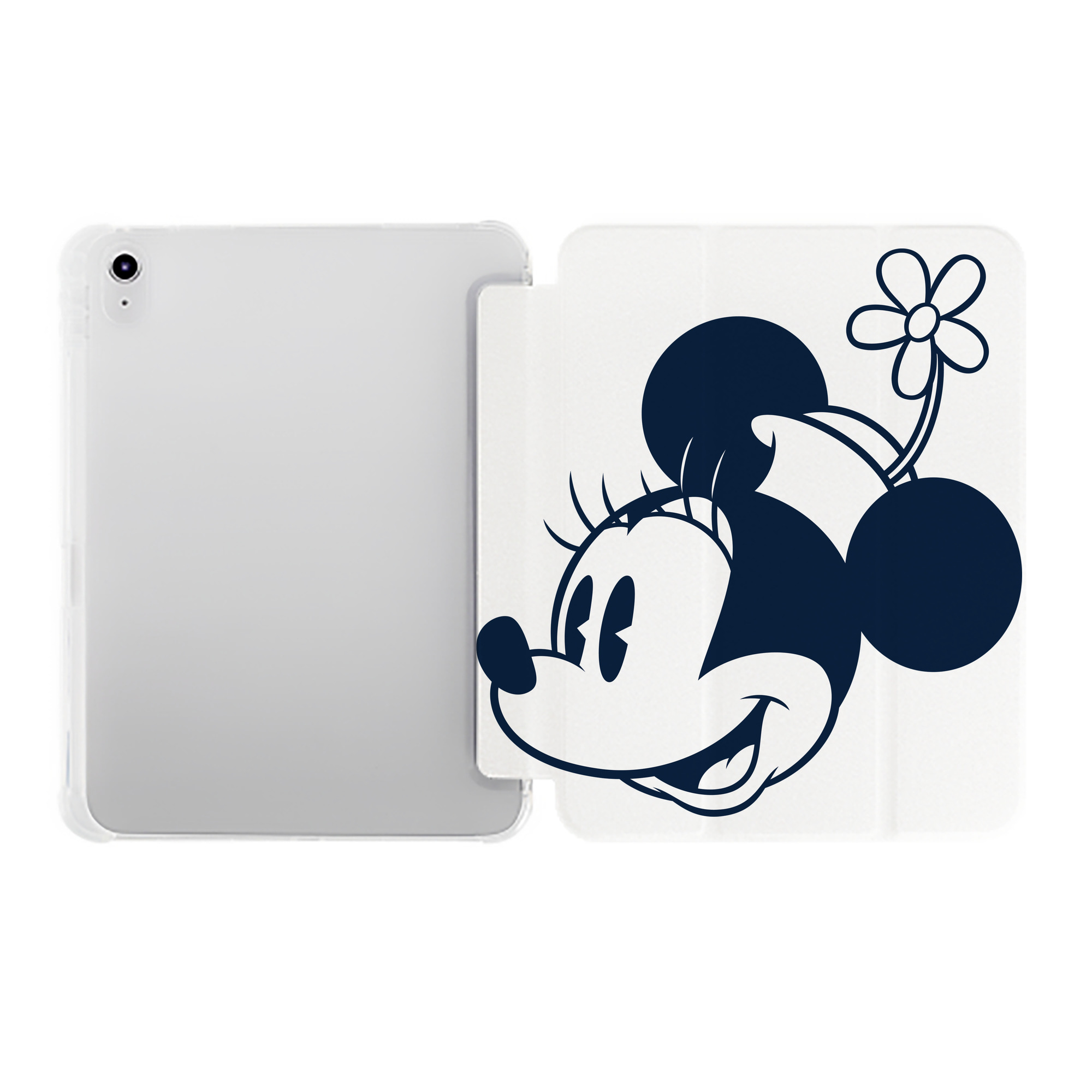 （画像用） ミッキーマウス Mickey Mouse IPad ケース ペン収納付き 三つ折りスタンド PUレザー×シリコン 対応機種9.5/10.5/10.9インチ